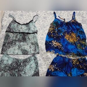 Stylish Blue and Green Women's Tops